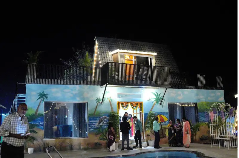 An evening celebration at the hall